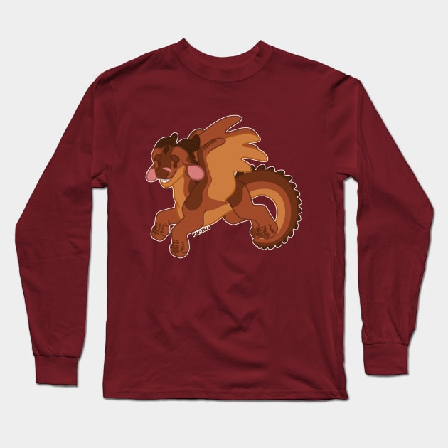 Umber Long Sleeve T-Shirt by Studio Maverick Art